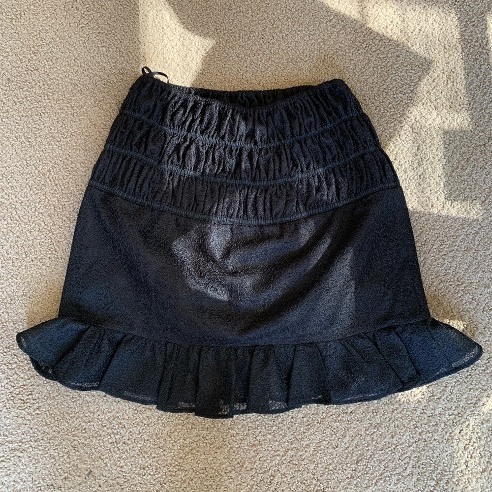 Sur Belle Time Untold Mini Black Skirt